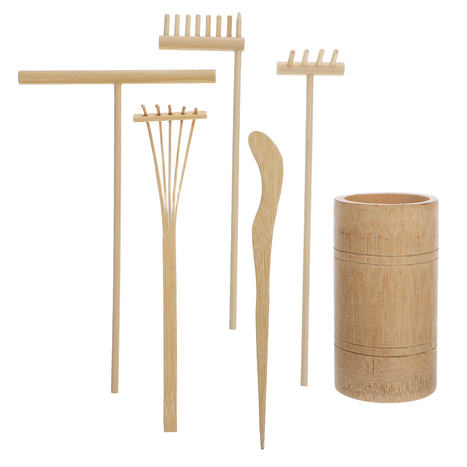 Gardening Tools Diy - 1Set Japanese Zen Garden Rake Set