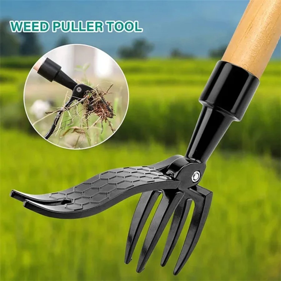 Gardening Tools For Digging - Stand Up Weed Puller Tool with