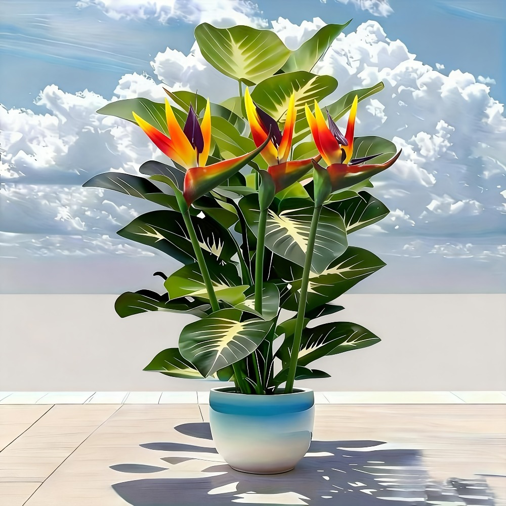 Gardening Tools Store - Artificial Bird of Paradise and Pothos