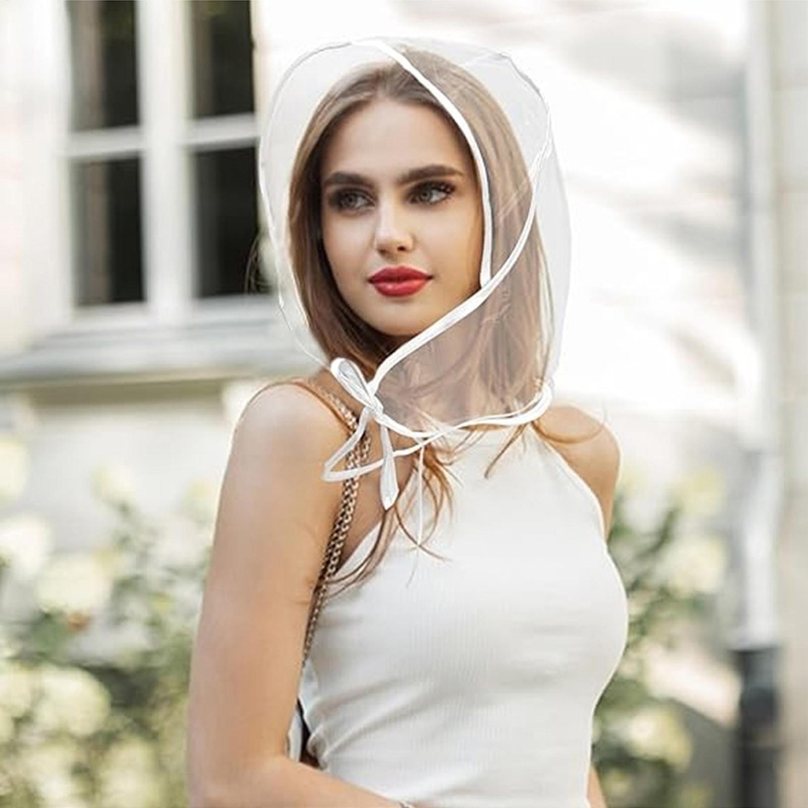 Reusable Transparent Rain Hat  - огляд і ціна Gardening Tools Store