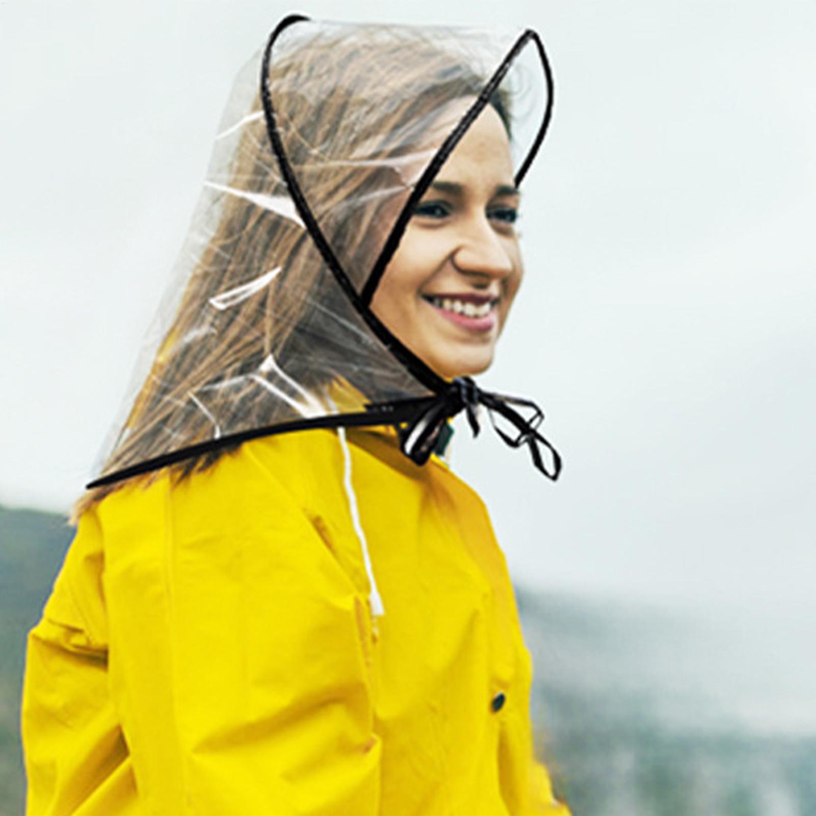 Reusable Transparent Rain Hat  - огляд і ціна Gardening Tools Store