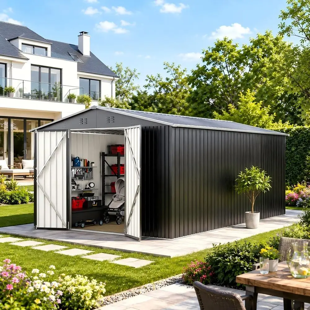 Durable Metal Outdoor Storage  - огляд і ціна Gardening Tools In