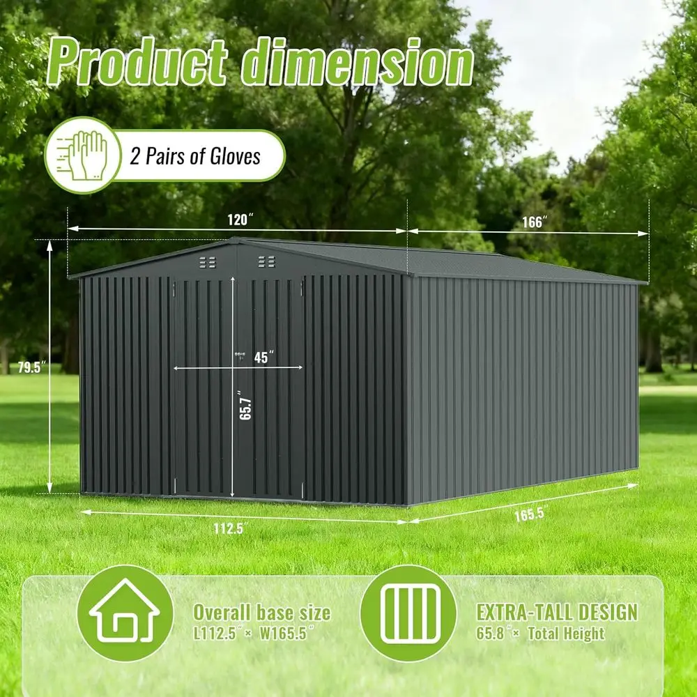 Durable Metal Outdoor Storage  - огляд і ціна Gardening Tools In