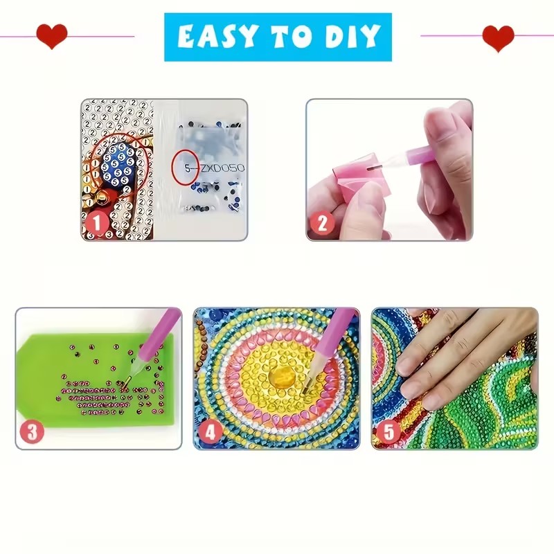 6 Pieces/Kit DIY Diamond Paint - огляд і ціна Gardening Tools Diy
