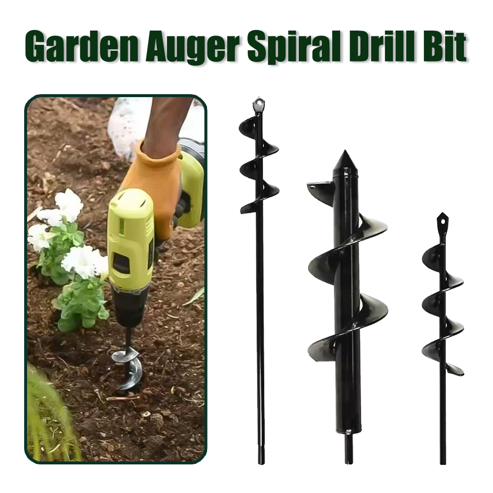 Garden Auger Spiral Drill Bit  - огляд і ціна Gardening Tools For Digging