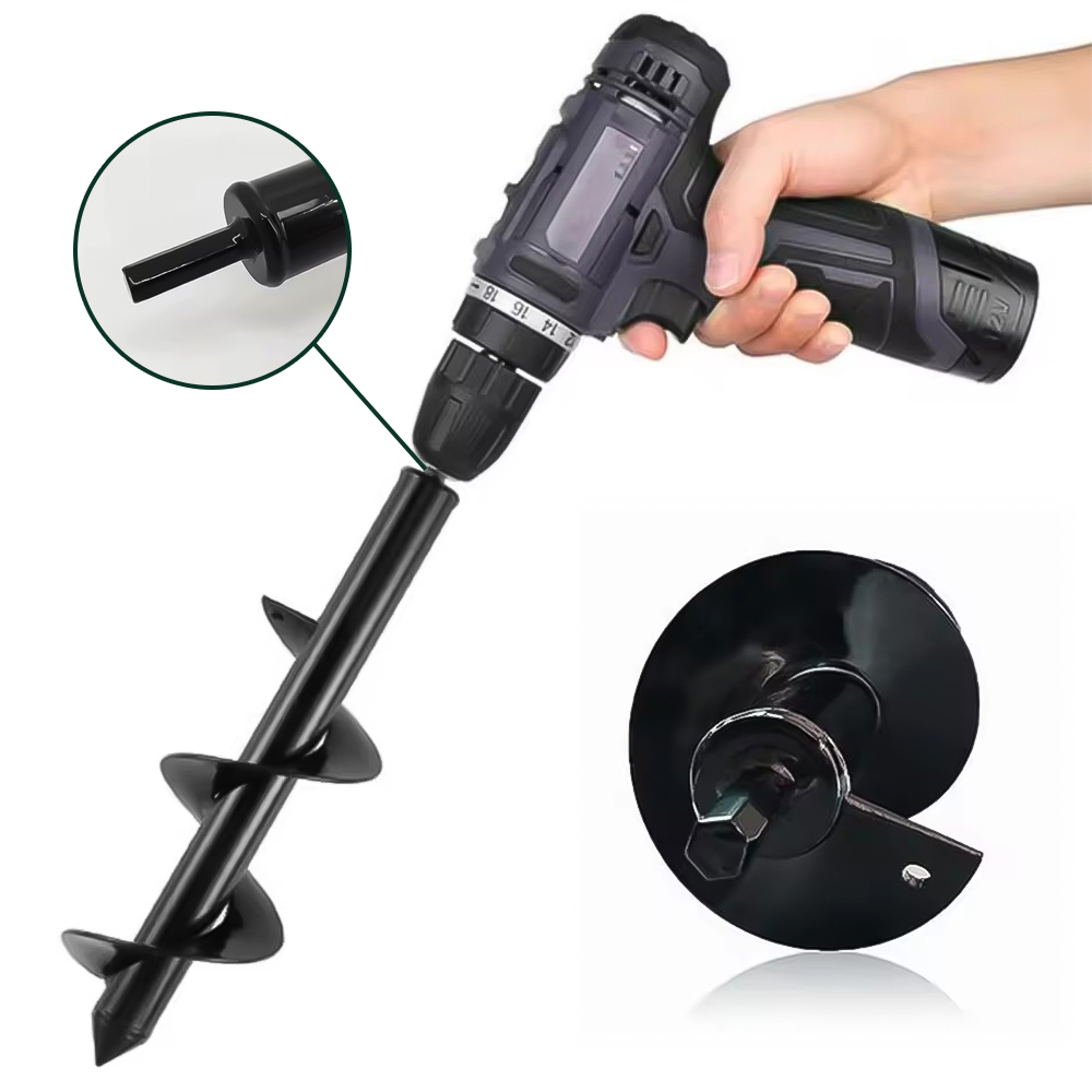 Garden Auger Spiral Drill Bit  - огляд і ціна Gardening Tools For Digging