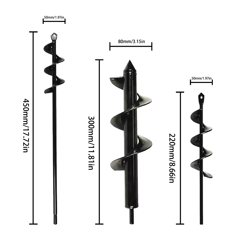 Garden Auger Spiral Drill Bit  - огляд і ціна Gardening Tools For Digging