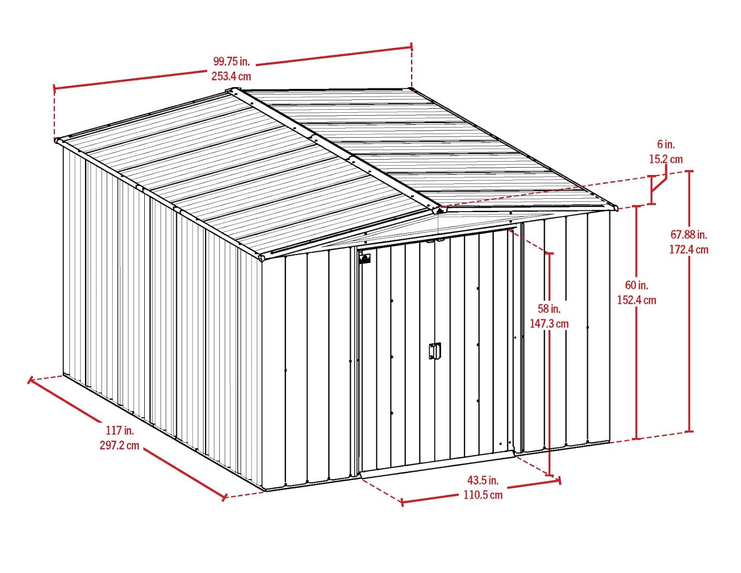 Steel Storage Shed Weatherproo - огляд і ціна Gardening Tools In