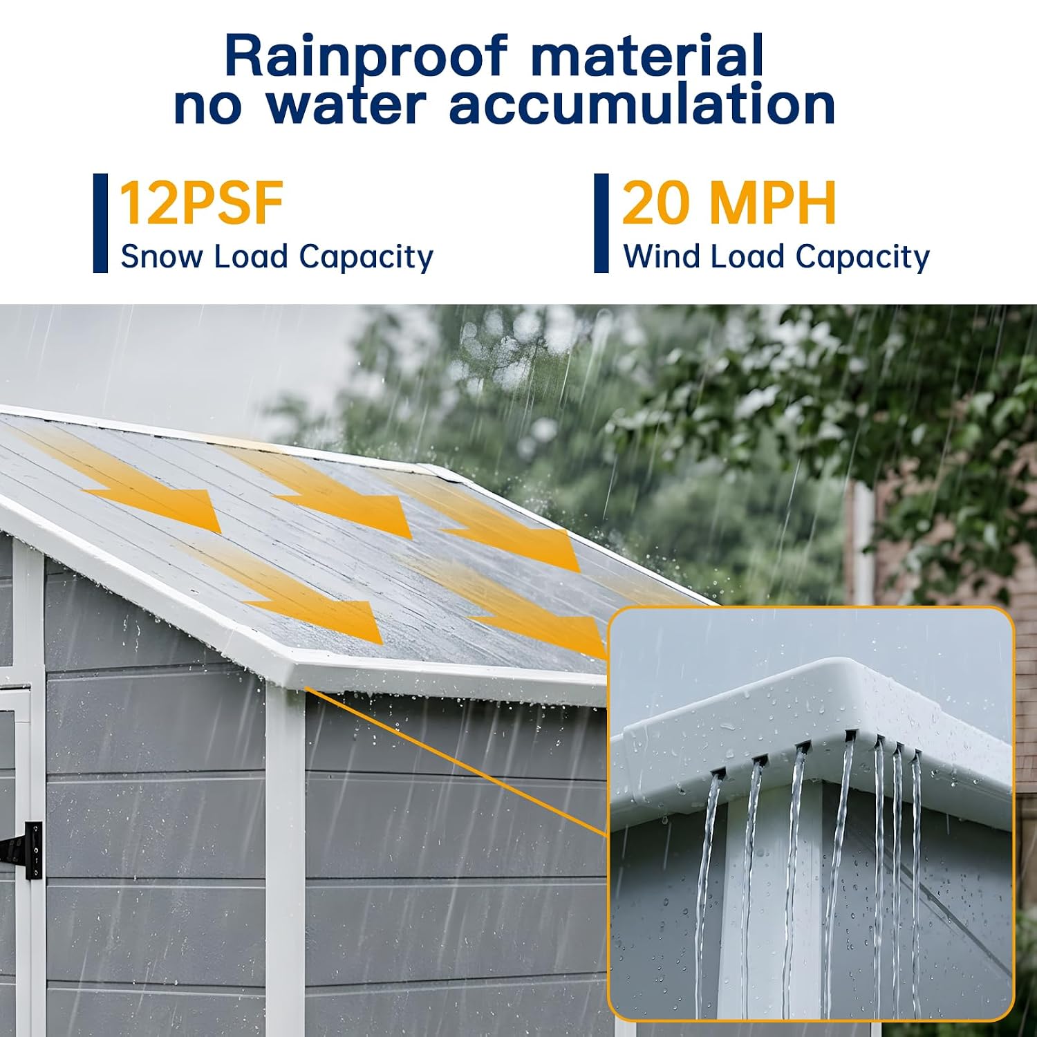 8×6 FT Outdoor Storage Shed wi - огляд і ціна Gardening Tools In