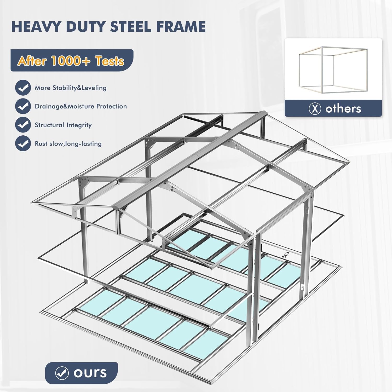 12x10 FT Metal Storage Shed wi - огляд і ціна Gardening Tools In